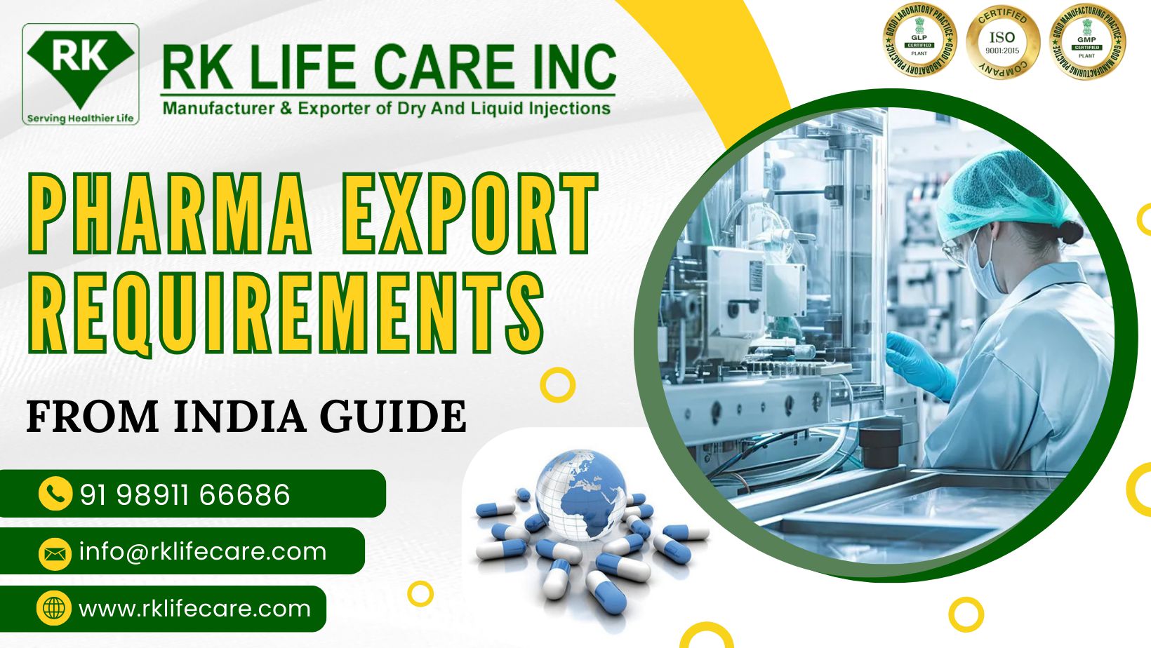 Pharma Export Requirements from India Guide